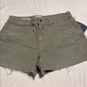 Universal Thread Olive Green Women's Denim Shorts